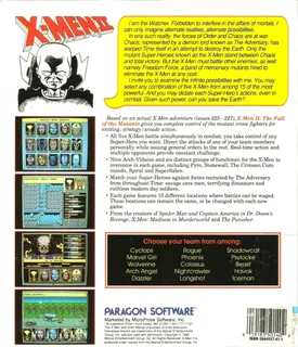 X-Men II : The Fall of the Mutants - Dos
