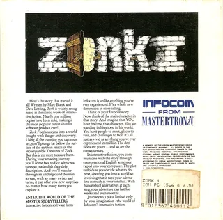 Zork - The Great Underground Empire - Dos