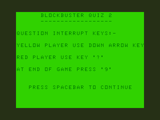 Blockbuster Quiz 2