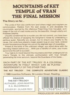 The Ket Trilogy - Dos