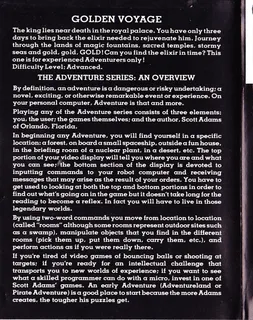 The Golden Voyage - Dos