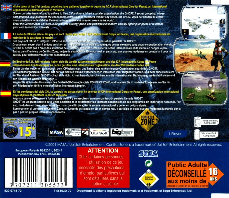 Jaquette arrière