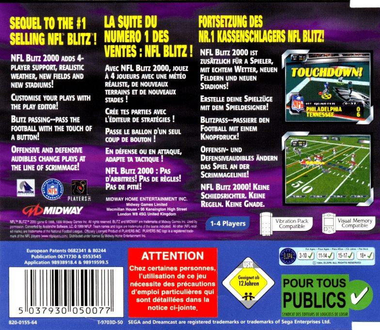 Jaquette arrière