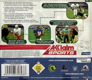 NFL Quarterback Club 2000 - Dos
