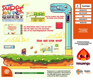 Polyko's Super Jelly Bean Quest in the Sketchbook of Illusion - Dos