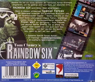 Rainbow Six - Dos