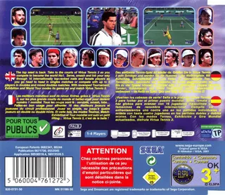 Tennis 2K2 - Dos