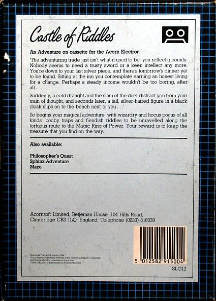 Jaquette arrière