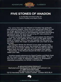 The Five Stones Of Anadon - Dos