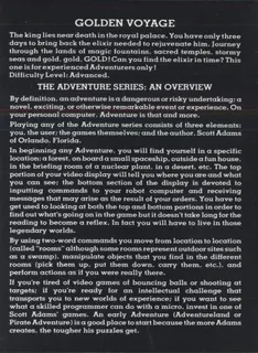 The Golden Voyage - Dos