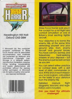 Strike Force Harrier - Dos