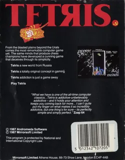 Tetris (Mirrorsoft) - Dos