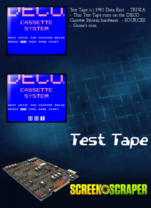 Cassette Test Tape - Dos