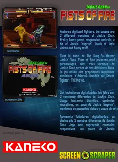 Jackie Chan In Fists Of Fire - Dos