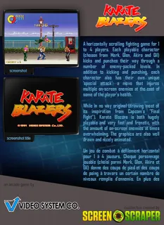 Karate Blazers - Dos
