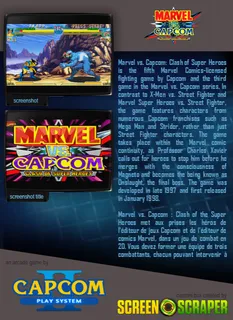 Marvel vs. Capcom : Clash of Super Heroes - Dos