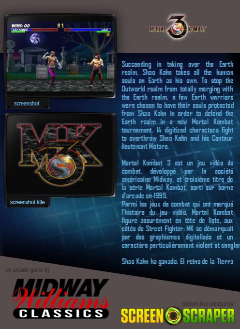 Mortal Kombat 3 dos