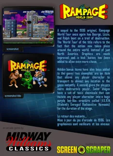 Rampage: World Tour - Dos