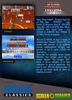 Super Visual Football: European Sega Cup - Dos