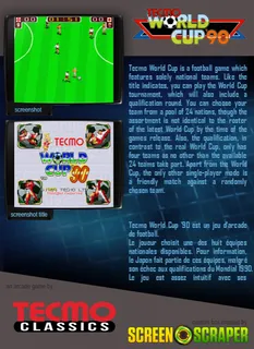 Tecmo World Cup '90 - Dos