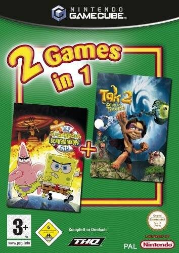 2 Games in 1 - Bob L'eponge - Le Film + Tak 2 - Le Sceptre des Reves