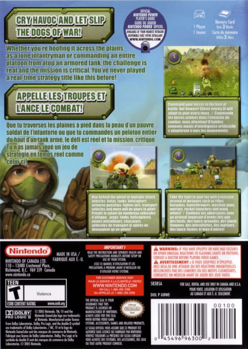 Jaquette arrière