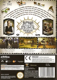 Les Desastreuses Aventures des Orphelins Baudelaire - D'Apres Lemony Snicket - Dos