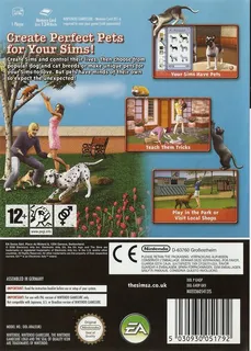 Les Sims 2 : Animaux & Cie - Dos