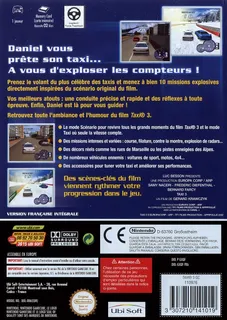 Taxi 3 - Le Jeu - Dos