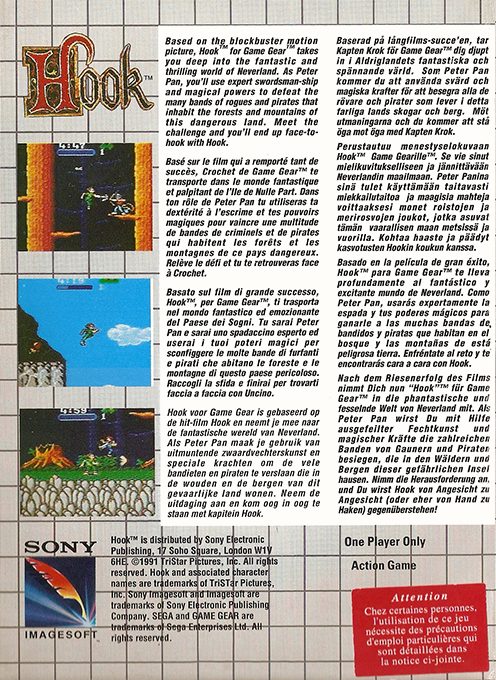Jaquette arrière