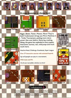 Micro Machines 2 - Turbo Tournament - Dos