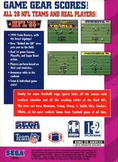 NFL '95 - Dos