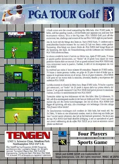 PGA Tour Golf - Dos