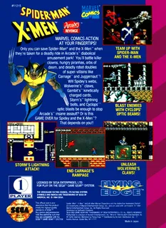 Spider-Man - X-Men - Arcade's Revenge - Dos