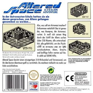 Altered Space: A 3-D Alien Adventure - Dos