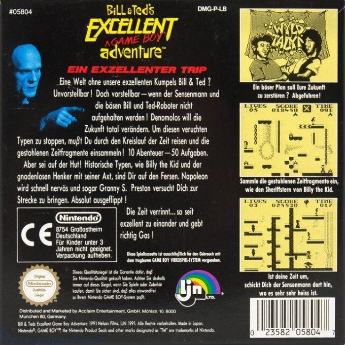 Bill & Ted's Excellent Portable Adventure - A Bogus Journey! - Dos