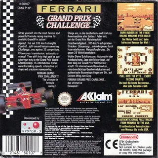 Ferrari Grand Prix Challenge - Dos