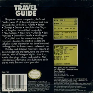 InfoGenius Productivity Pak - Frommer's Travel Guide - Dos
