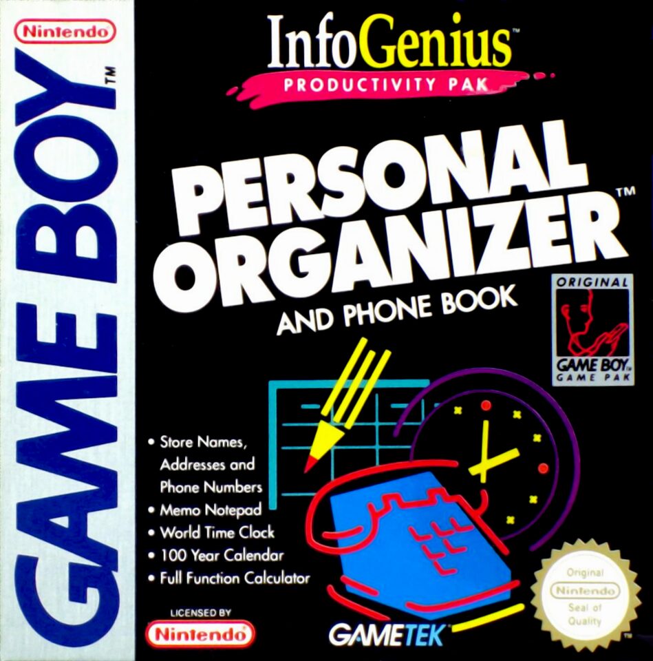 InfoGenius Productivity Pak - Personal Organizer and Phone Book