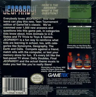 Jeopardy! : Teen Tournament - Dos