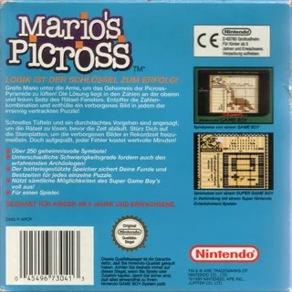 Mario's Picross - Dos