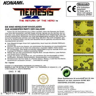 Nemesis II - The Return of the Hero - Dos