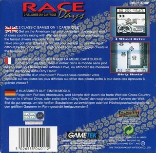 Race Days - Dos