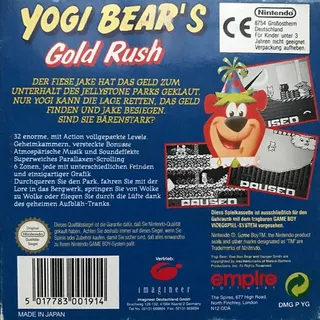 Yogi Bear's Gold Rush - Dos