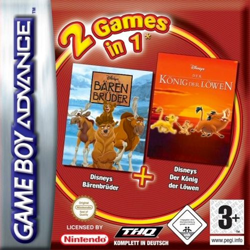 2 Games In 1 - Brother Bear + The Lion King