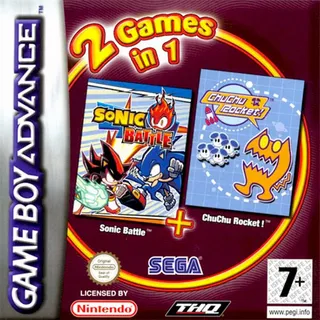 2 Games In 1 - Sonic Battle + Chuchu Rocket!