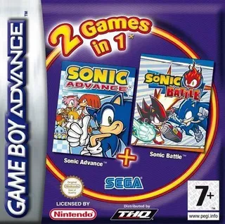 2 Games in 1 - Sonic Battle & Sonic Advance