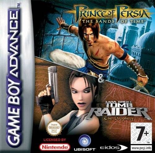2 Games in 1 - UbiSoft Gamepack - Prince of Persia & Tomb Raider