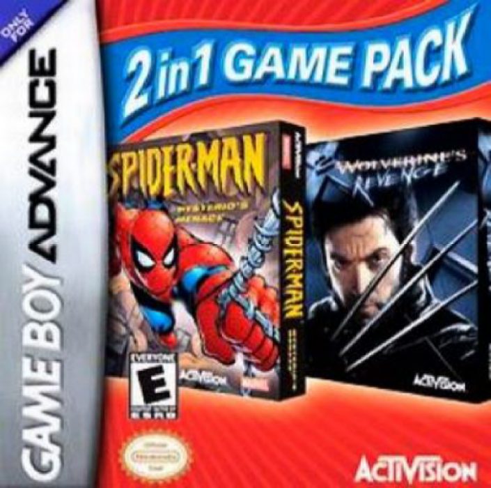 2 in 1 Game Pack - Spider-Man - Mysterio's Menace + X2 - Wolverine's Revenge