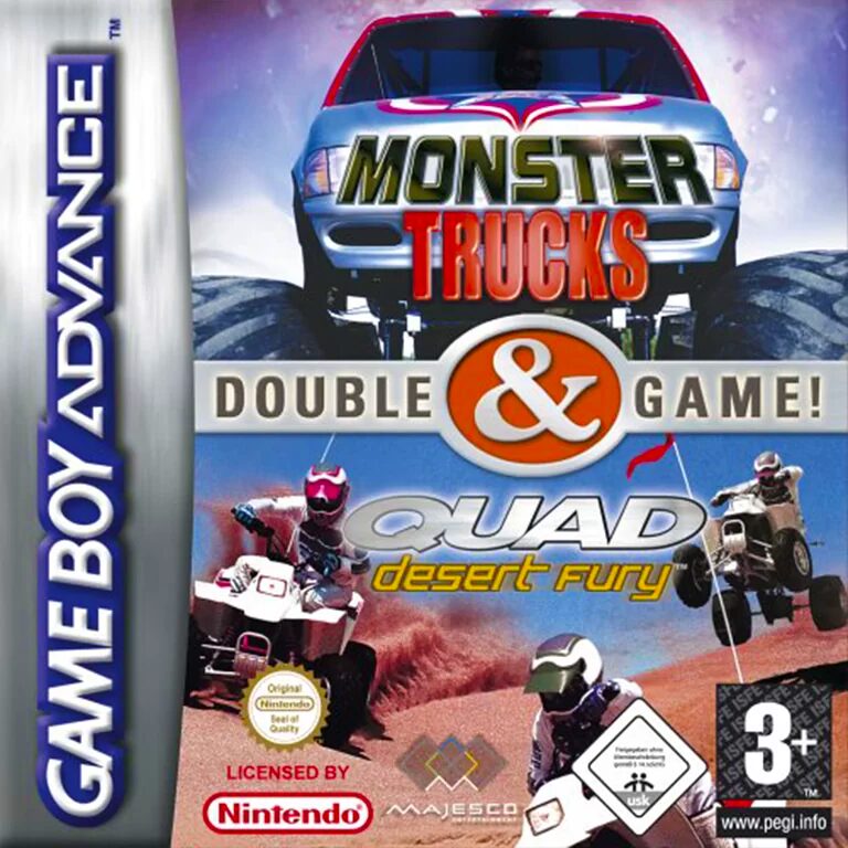 2-in-1 - Monster Trucks & Quad Desert Fury